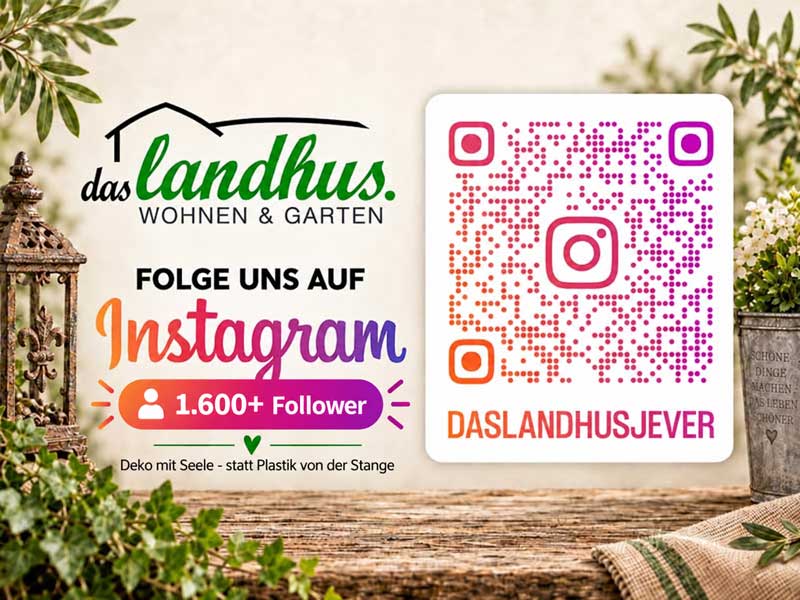 Folge das Landhus bei Instagram