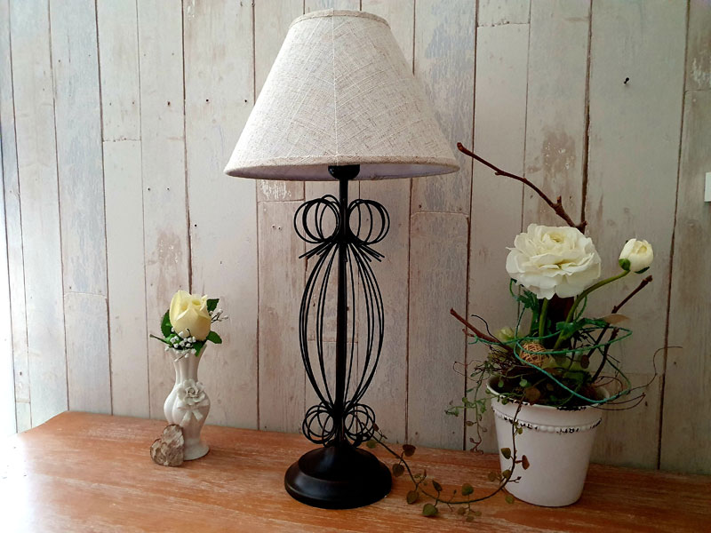 Tischlampe Rost Metall