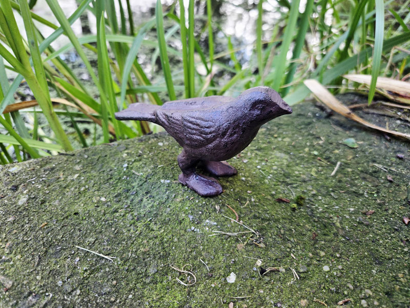 Vögelchen Deko-Figur Gusseisen B