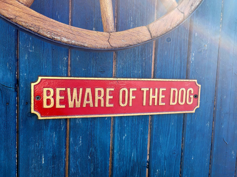 Beware of dog