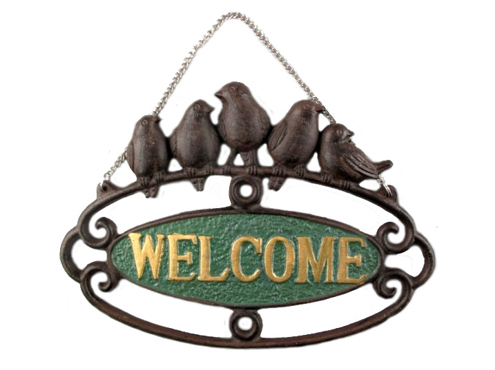 Welcome Wandschild Welcome Wandschild