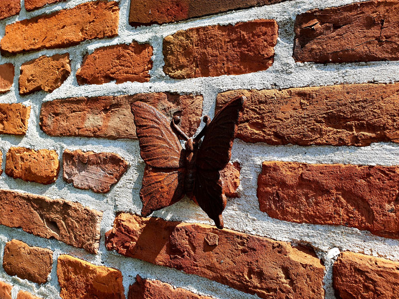 Schmetterling Gusseisen Versand