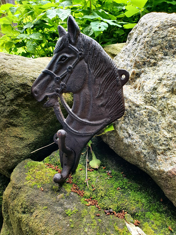 Wandhaken Pferdekopf