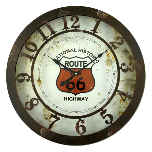 Wanduhr Route 66