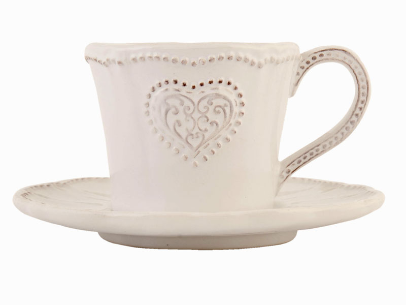 Kaffeetasse Keramik Herz