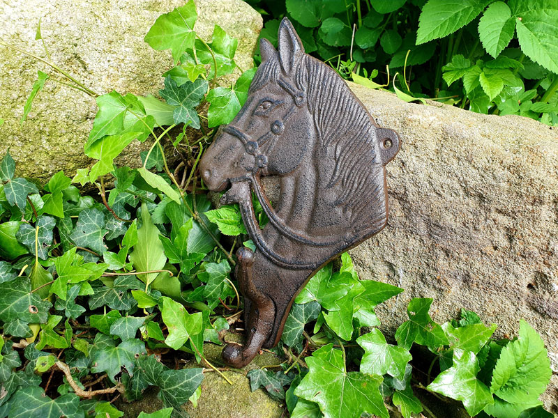 großer Wandhaken Pferd