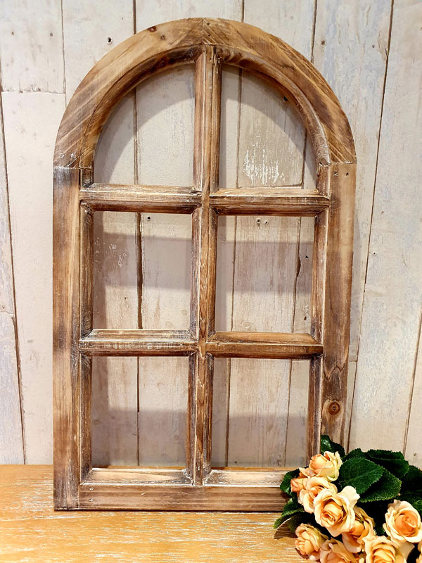 Holzfenster Wohndeko Landhaus