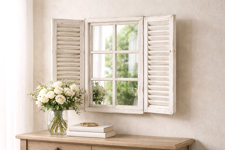 Deko Holzfenster & Fensterrahmen aus Holz