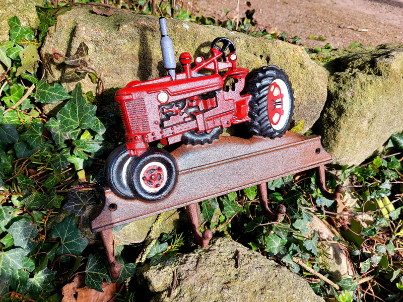 Traktor Wandhaken rot