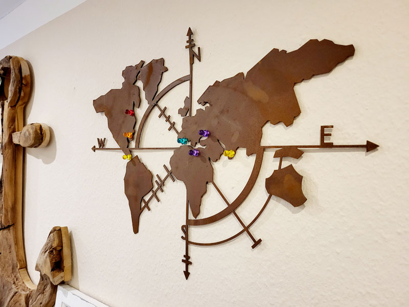 Wohndeko Wandbild Weltkarte Wohndeko Wandbild Weltkarte