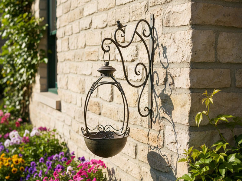 Nostalgische Hängeschale "Antik" inkl. Wandhalterung 58cm