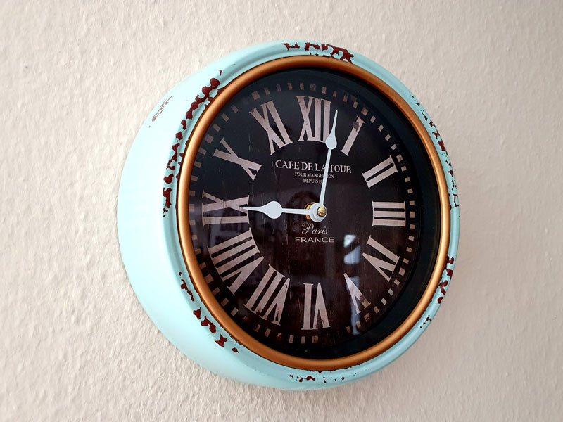 Wanduhr Shabby