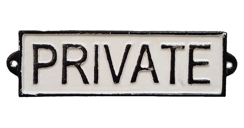 Schild Private