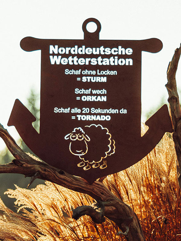 Norddeutsche Wetterstation Garten
