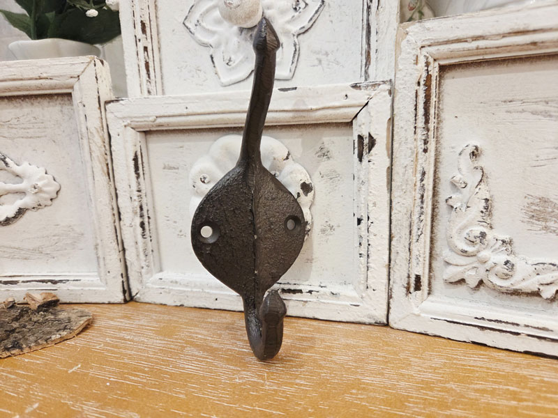 Garderoben-Haken Wandhaken "Geschmiedet" Gusseisen