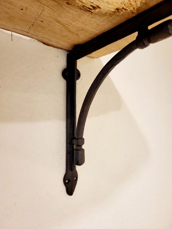 Regalträger nostalgisch Gusseisen