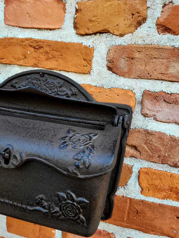 Briefkasten retro Gusseisen