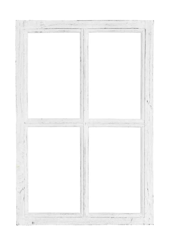Holzfenster shabby white